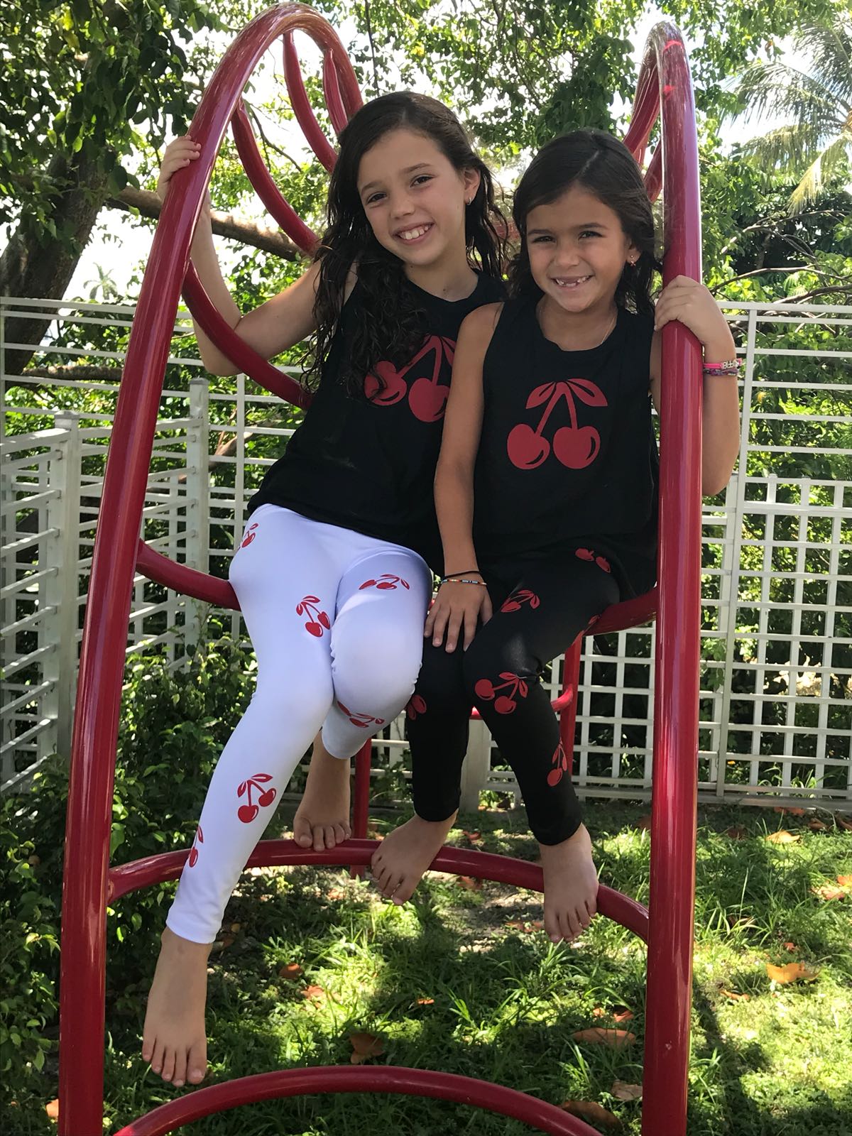 Cherries Black Tank