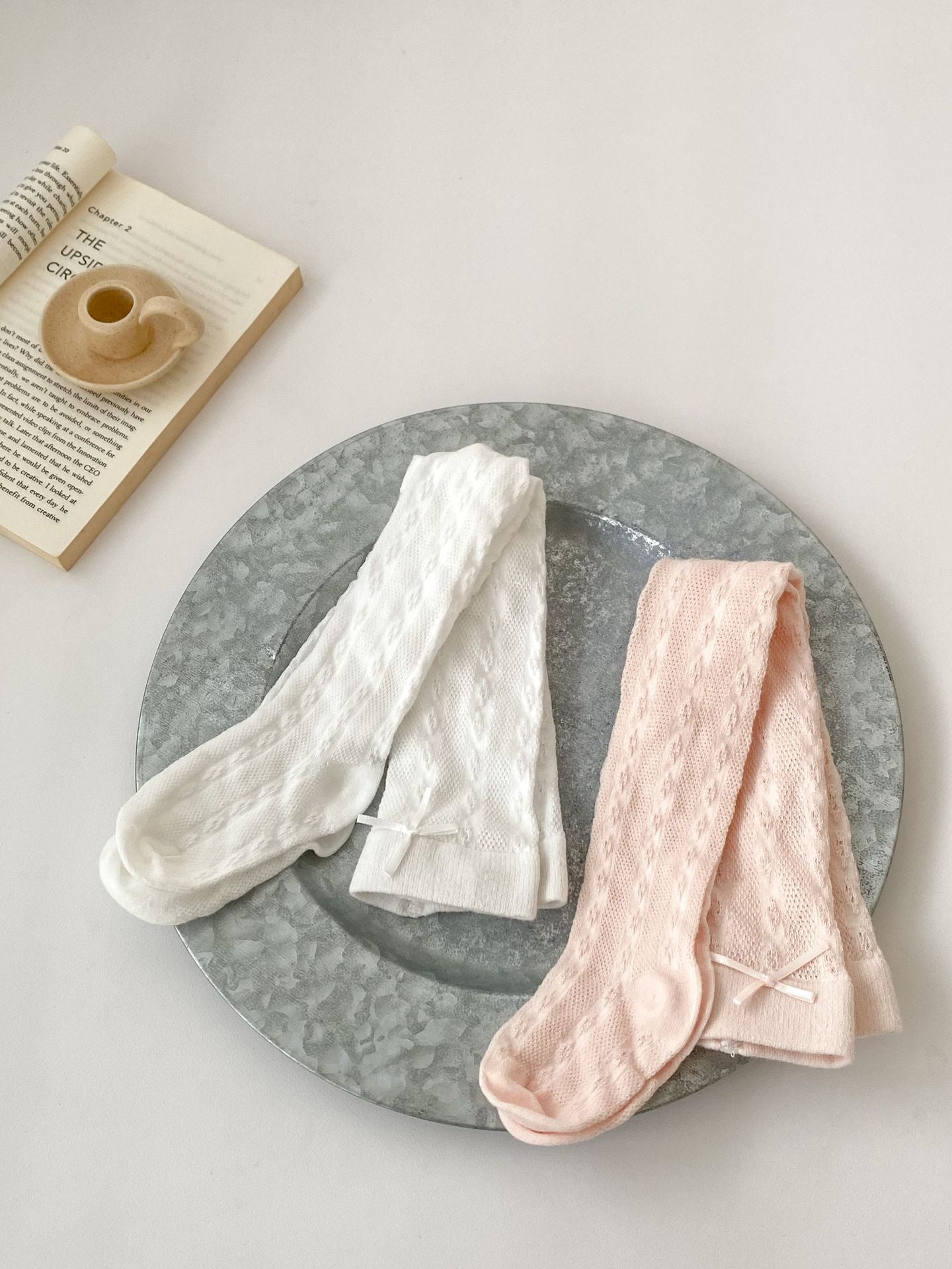 Girls’ Summer Thin Breathable Mesh Footed Tights: Baby Girls’ Solid Color Versatile Leggings