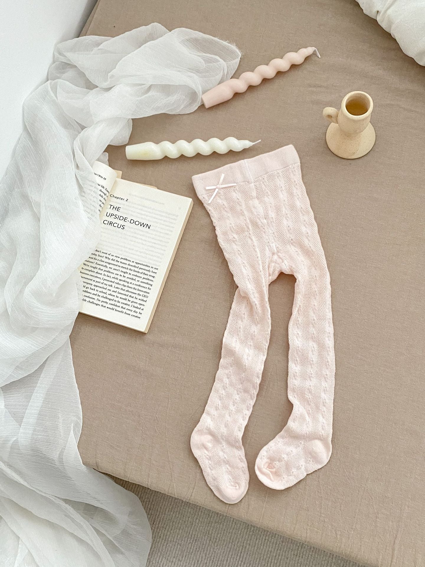 Girls’ Summer Thin Breathable Mesh Footed Tights: Baby Girls’ Solid Color Versatile Leggings