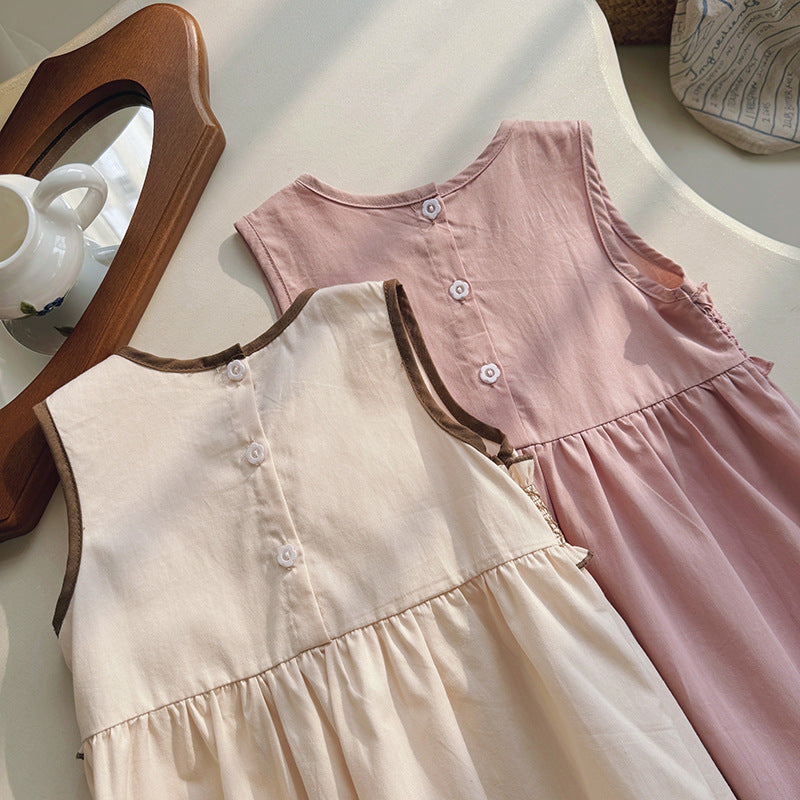 Summer Arrival Baby Kids Girls Cute Sleeveless Sweet Dress