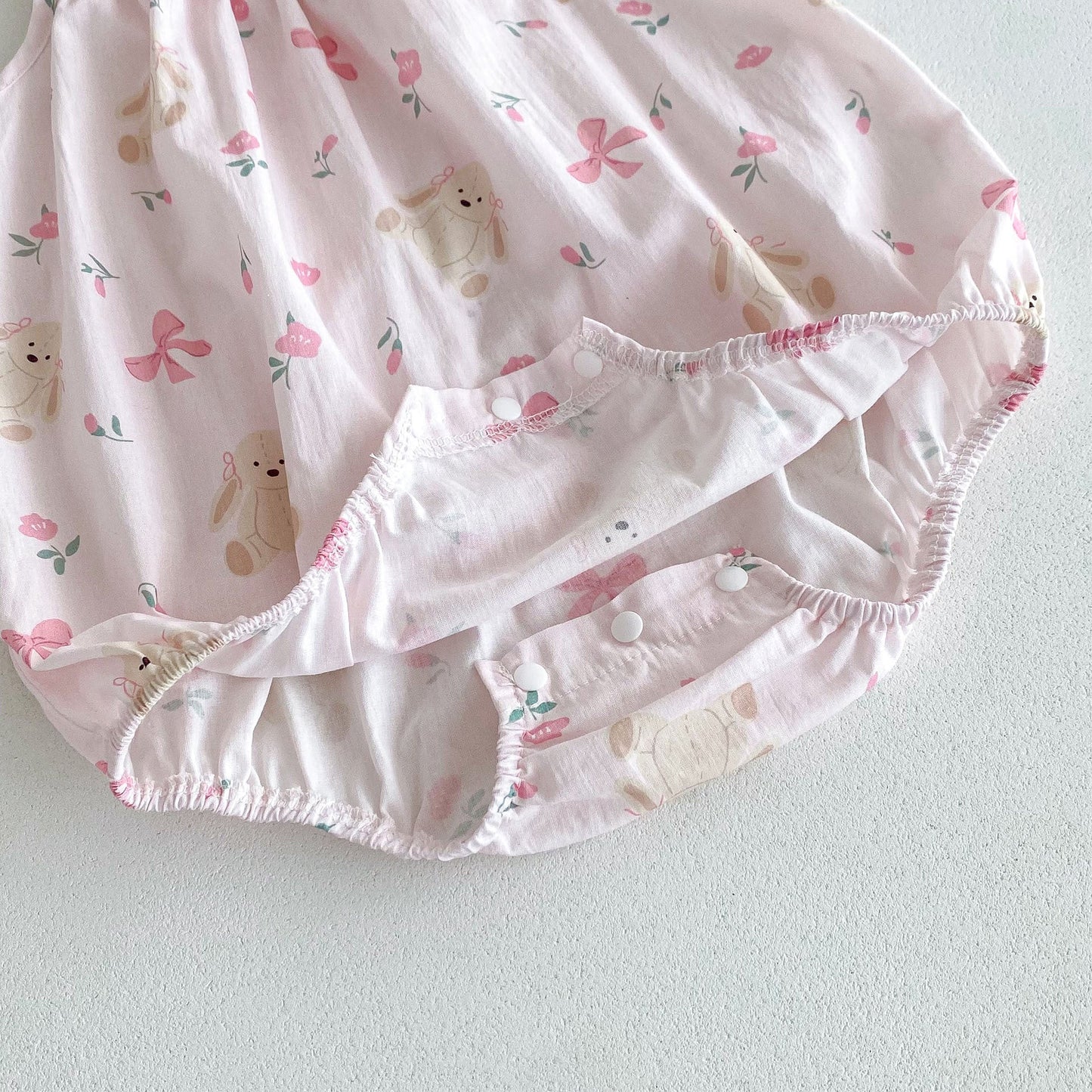 New Arrival Summer Baby Kids Girls Flowers Pattern Sleeveless Strap Onesies And White Fly Sleeves Elastic T-Shirt Set